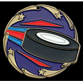 Medal, "Hockey" Color Star - 2 1/2" Dia.